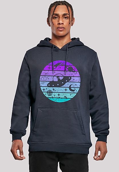 F4NT4STIC Kapuzenpullover "Retro Alien Weltraum Sonnenuntergang", Premium Q günstig online kaufen