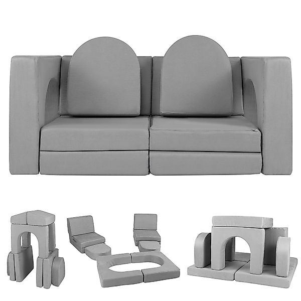 KOMFOTTEU Kindersofa, 8 Teile, Kinderspielsofa mit günstig online kaufen