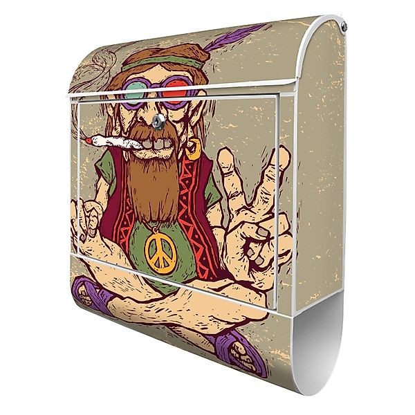 Banjado Briefkasten Anthrazit 37x37x10.5cm Groß / Inkl. Montagematerial & 2 günstig online kaufen