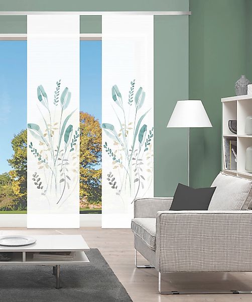 Vision S Schiebegardine "AYENE 2er SET" Paneelwagen 2 Stk. tlg. Schiebevorh günstig online kaufen