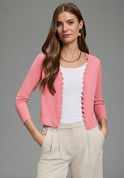 Laura Scott Strickjacke mit femininer Wellenkante günstig online kaufen