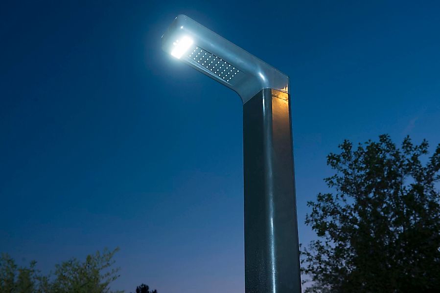 Ubbink Solardusche "SOLARIS PREMIUM LED", mit LED-Beleuchtung am Duschkopf günstig online kaufen