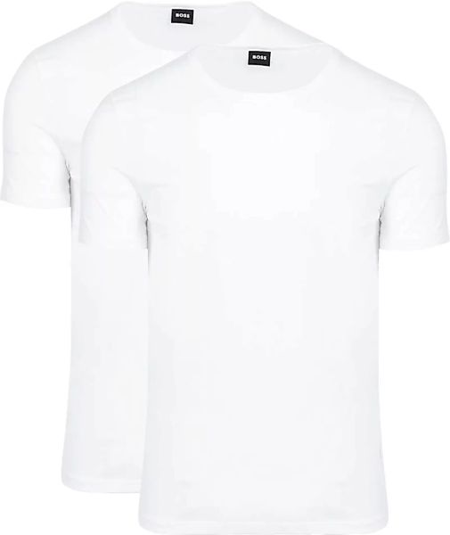 BOSS T Shirt Modern 2-Pack Weiss - Größe L günstig online kaufen