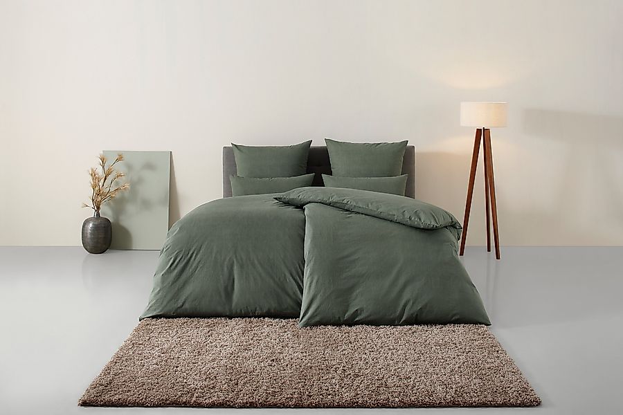 Home affaire Bettwäsche "Melli" 2 Stk. tlg. Bettwäsche aus Baumwolle, Leine günstig online kaufen