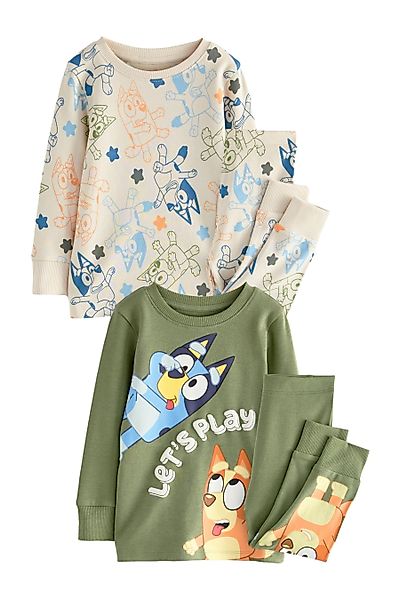 Next Pyjama Kuschelige Schlafanzüge, 2er-Pack (4 günstig online kaufen