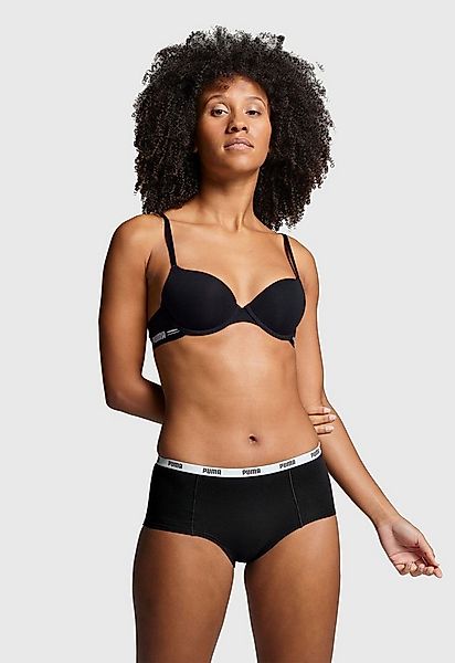 PUMA BODYWEAR Panty Mini Shorts Comfort Cotton Stretch (6-St., Set) Webgumm günstig online kaufen