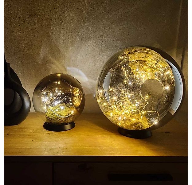 s.luce Tischleuchte Orb LED-Dekolampe Kupfer Verlauf, Warmweiß günstig online kaufen