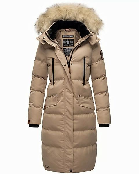 Marikoo Schneejacke Schneesternchen langer Parka mit abnehmbarer Kapuze günstig online kaufen