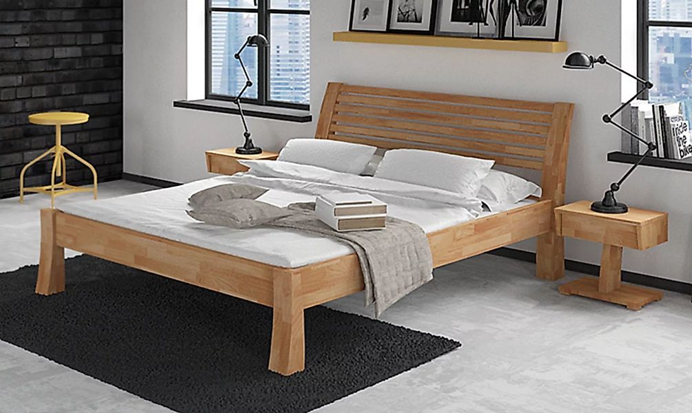 Bett BARON Holz massiv günstig online kaufen