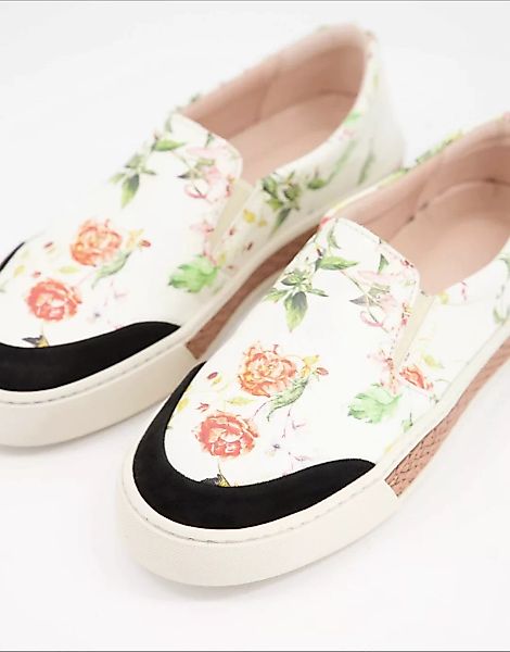 Fiorelli – Vita – Sneaker zum Reinschlüpfen mit Blumenmuster-Mehrfarbig günstig online kaufen