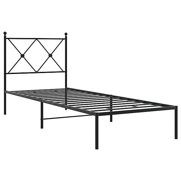vidaXL Bett Bettgestell mit Kopfteil Metall günstig online kaufen