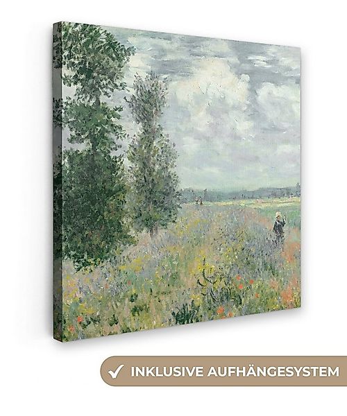 OneMillionCanvasses® Leinwandbild Claude Money - Mohnfelder - Kunst - Alte günstig online kaufen