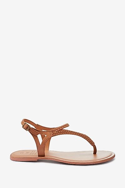 Next Forever Comfort® Leder-Zehenstegsandalen-Extraweit Zehentrenner (1-tlg günstig online kaufen