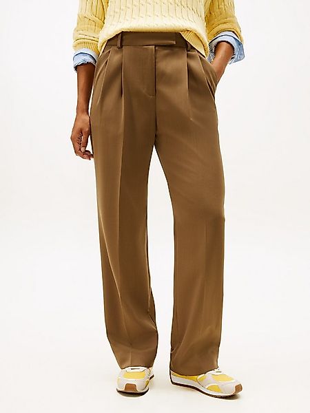 Tommy Hilfiger Anzughose TIMELESS WOOL RLXD STRT PANT mit Wolle günstig online kaufen