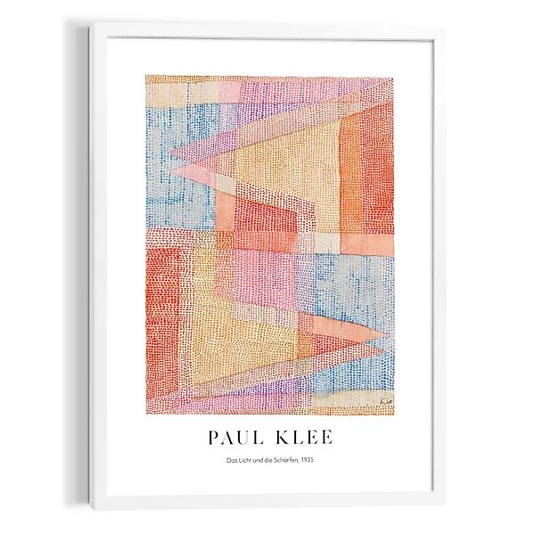 Reinders! Bild mit Rahmen »Paul Klee Triangles« günstig online kaufen