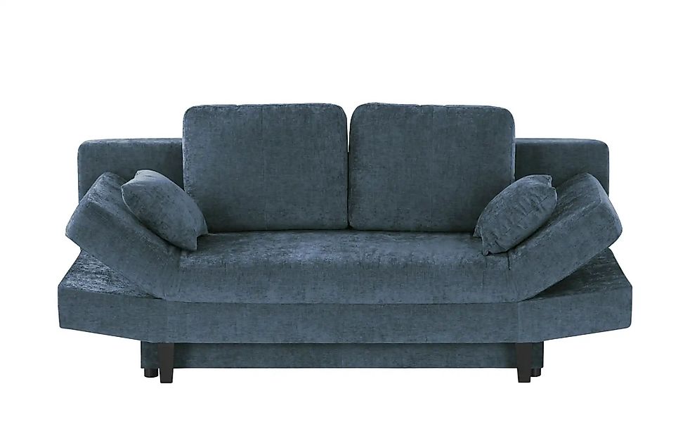 smart Schlafsofa  Mokka ¦ blau ¦ Maße (cm): B: 205 H: 87 T: 100.0 Polstermö günstig online kaufen