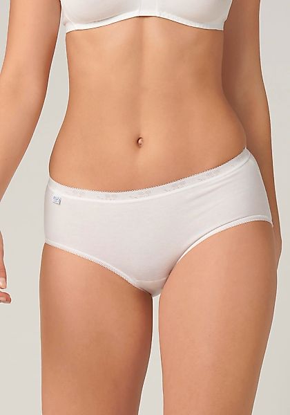 sloggi Midislip "Basic+", (2er Pack), perfekter Sitz, Baumwollmix, weiche N günstig online kaufen