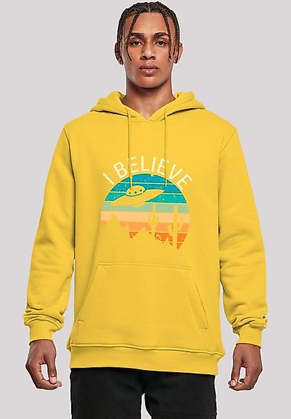 F4NT4STIC Kapuzenpullover I Believe UFO Alien Sonnenuntergang Premium Quali günstig online kaufen