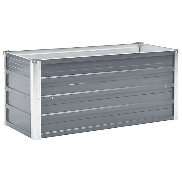 vidaXL Hochbeet, Garten-Hochbeet Verzinkter Stahl 100x40x45 günstig online kaufen