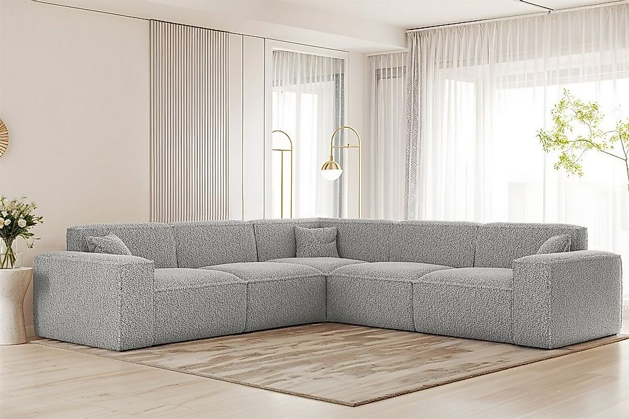 Fun Möbel Ecksofa Designersofa CELES PREMIUM Universal in Stoff Sven, Rundu günstig online kaufen