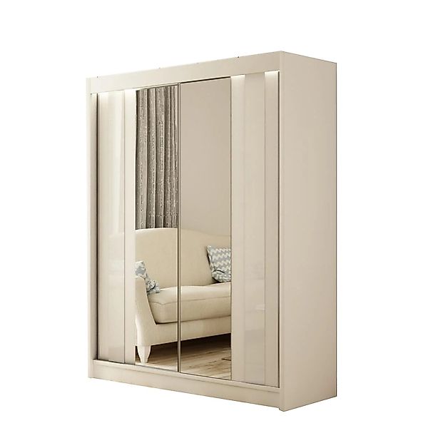 Beautysofa Kleiderschrank Coma (beide Türen mit günstig online kaufen