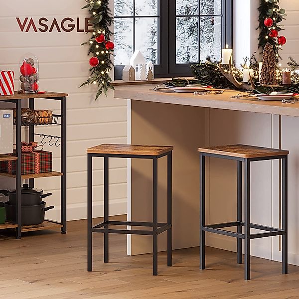 VASAGLE Barhocker Barstühle (Set, 2 St., günstig online kaufen
