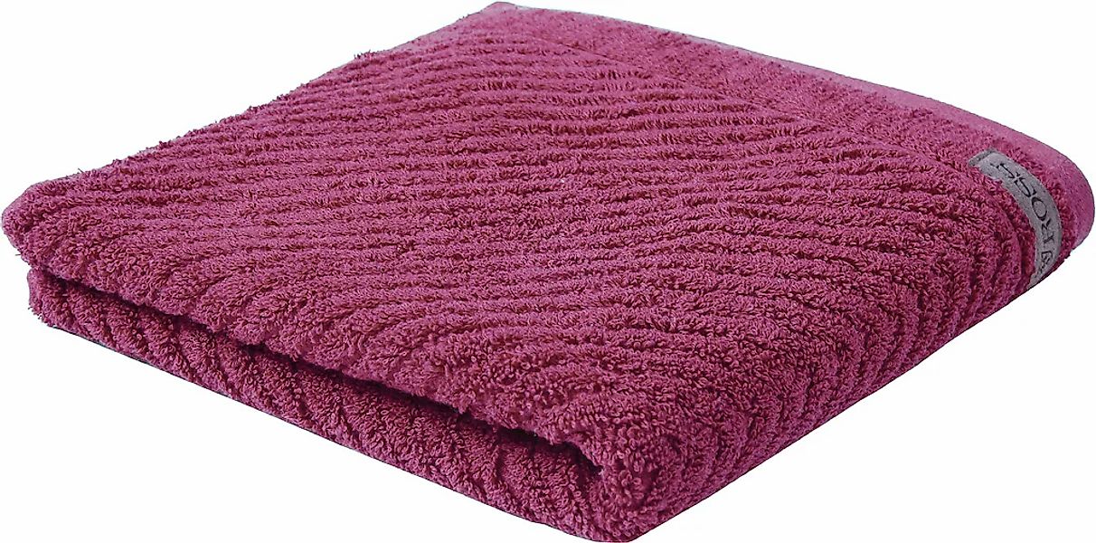 ROSS Duschtuch "Smart" Uni-Rippe mit Velourslabel günstig online kaufen