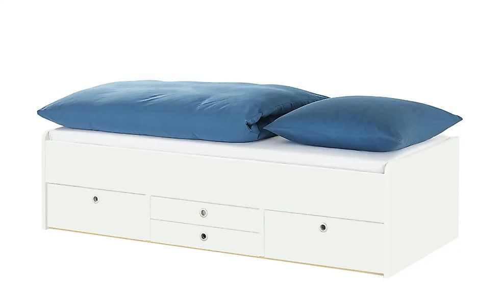 Schubkastenbett  Grow Up ¦ weiß ¦ Maße (cm): B: 97 H: 54,5 Betten > Bettges günstig online kaufen