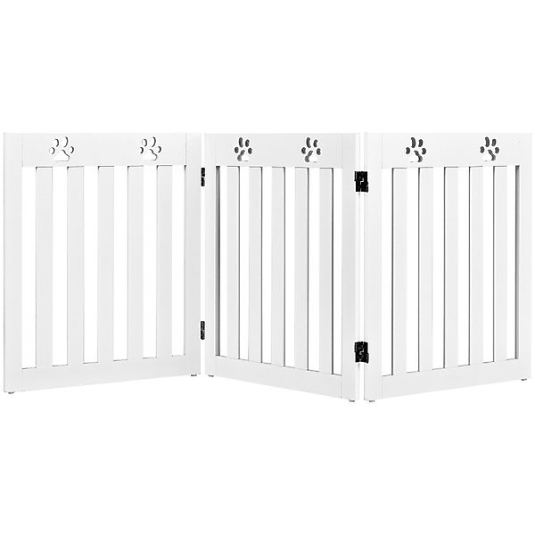 COSTWAY Türschutzgitter Hundegitter, klappbar, 60cm Hoch, günstig online kaufen