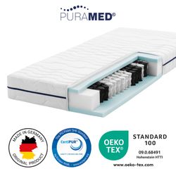 Taschenfederkernmatratze PURAMED 7-Zonen Taschenfederkernmatratze inkl...., günstig online kaufen