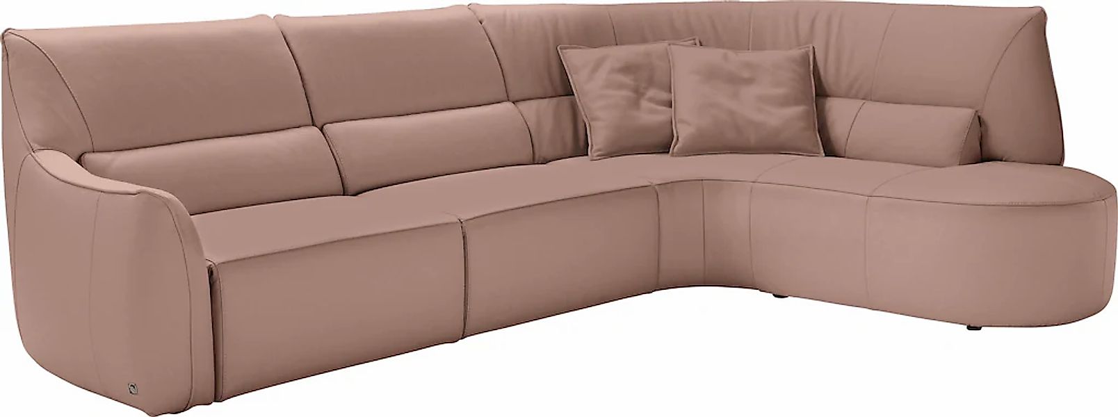 Egoitaliano Ecksofa "Puffy, extravagant & edel, Retro Designsofa, hoher Sit günstig online kaufen