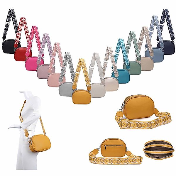ITALYSHOP24 Schultertasche Damen Tasche Crossbody Handytasche, günstig online kaufen