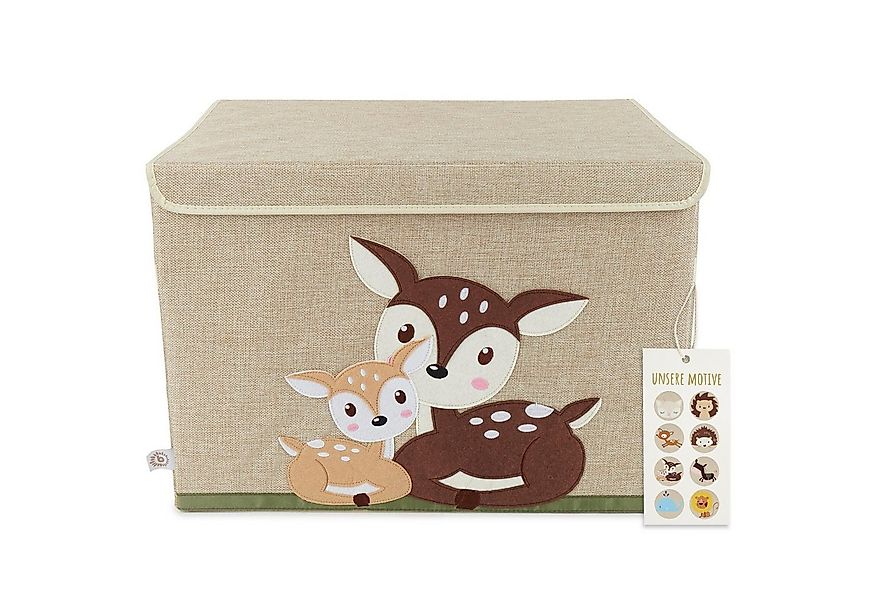 BIECO Spielzeugtruhe Bieco Kinder Aufbewahrungsbox mit Deckel 65L, faltbar günstig online kaufen