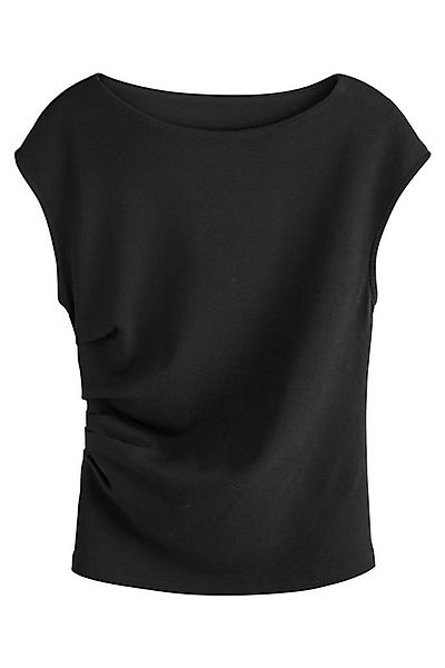 Next T-Shirt Drapiertes T-Shirt aus Jersey (1-tlg) günstig online kaufen