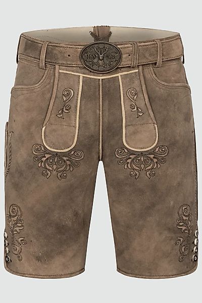 Lederhose Ralph mit Gürtel günstig online kaufen