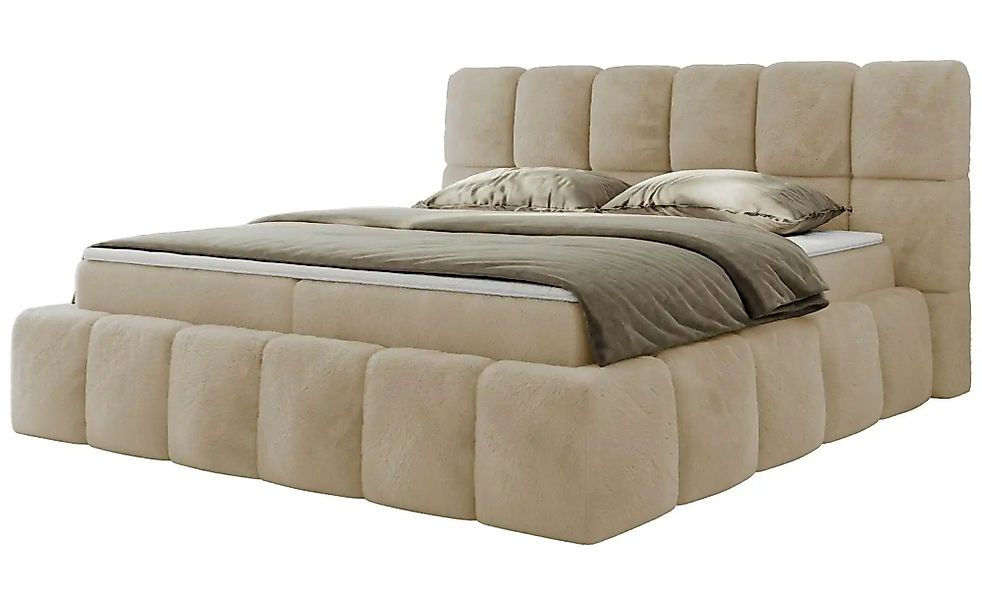 Boxbett mit Bettkasten Nira ¦ creme ¦ Maße (cm): B: 234 H: 113 Betten > Kom günstig online kaufen