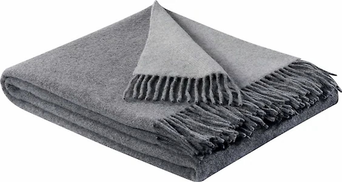 Biederlack Plaid »Soft Impression im Doubleface-Look« Wolle-Kaschmir-Mix günstig online kaufen