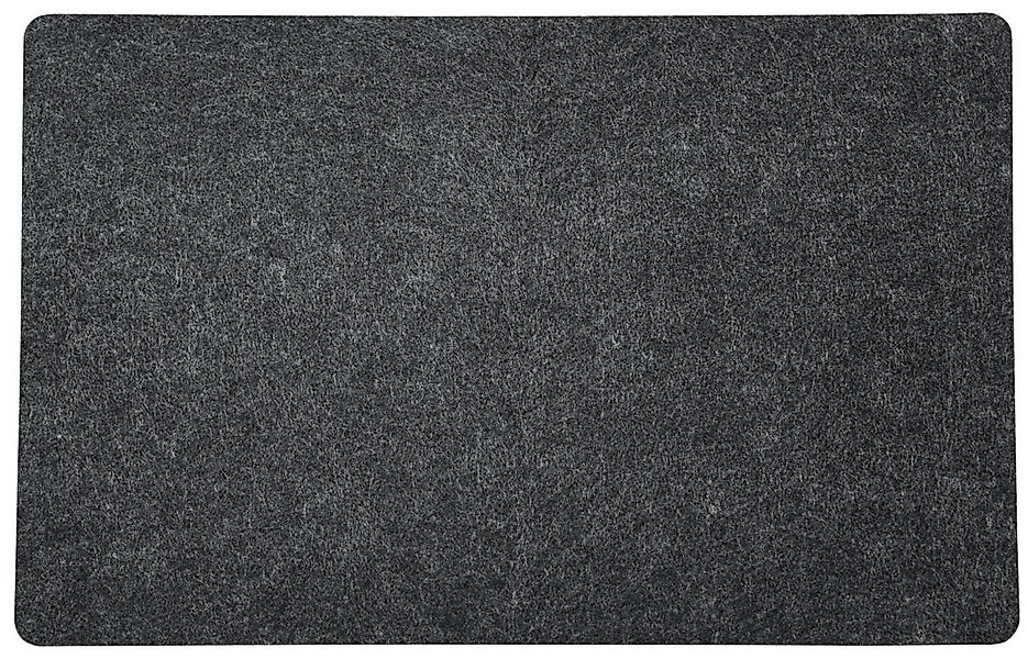 KESPER® Platzset Platzset, Filz-Optik, dunkel grau 77640, (1-St) günstig online kaufen
