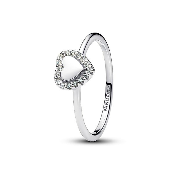 Pandora Silberring Pandora Ring Engravable Heart günstig online kaufen