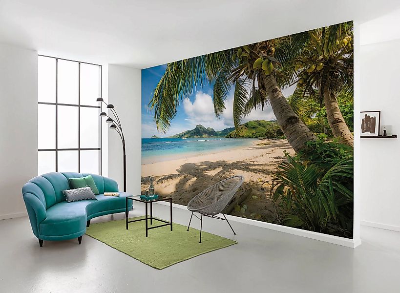 KOMAR Vlies Fototapete - Strandoase Südsee - Größe 450 x 280 cm mehrfarbig günstig online kaufen