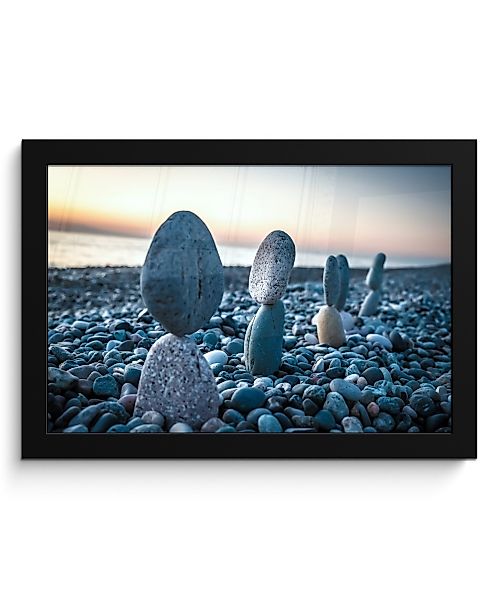 MuchoWow Poster Zen-Steine - Sonnenuntergang - günstig online kaufen