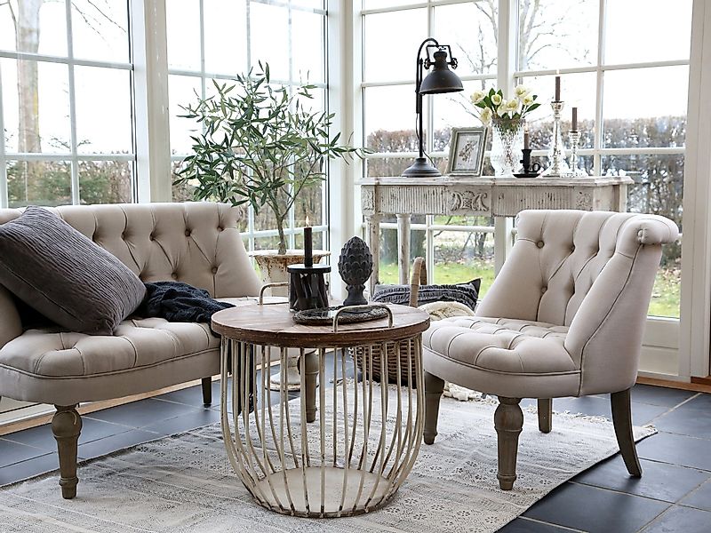 Chic Antique Beistelltisch 1x Beistelltisch Sofatisch günstig online kaufen