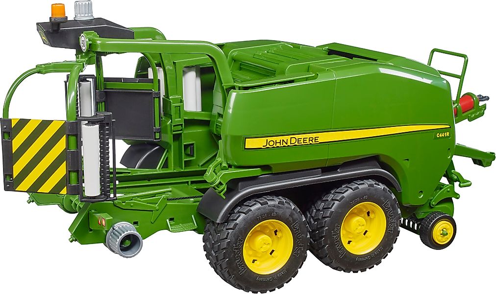 Bruder® Spielzeug-Landmaschine John Deere Rundballen Presswickelkombi günstig online kaufen