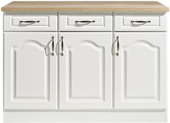 wiho Küchen Unterschrank "Linz" 120 cm breit, in Landhaus-Optik günstig online kaufen
