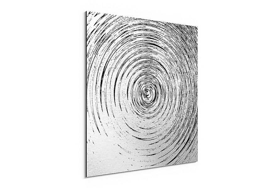 DEQORI Metallbild 'Im Sog der Linien', Alu Dibond Bild Aluminium Aluverbund günstig online kaufen
