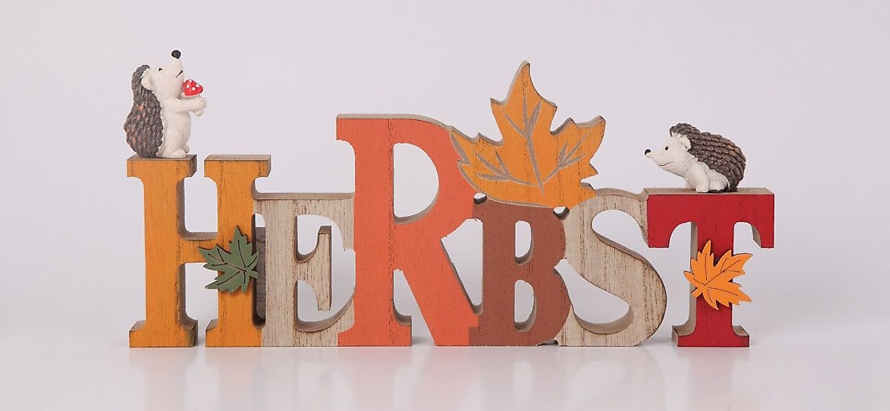 Trend Line Dekofigur Deko-Aufsteller Holz Herbst 25 x 12 cm bunt günstig online kaufen