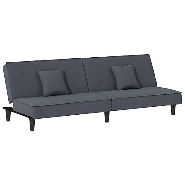 vidaXL Schlafsofa Dunkelgrau Samt 351908 günstig online kaufen
