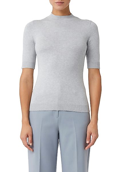 Comma Strickpullover halbarm, mit Stehkragen günstig online kaufen