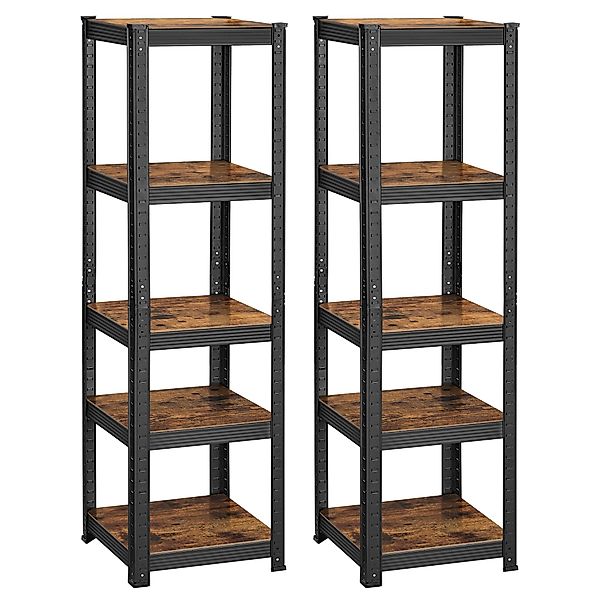 SONGMICS Standregal Küchenregal, 2-tlg., Lagerregal, 5 günstig online kaufen