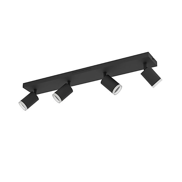 EGLO connect Smart-LED-Spot Melitello-Z, 4-flg., schwarz günstig online kaufen